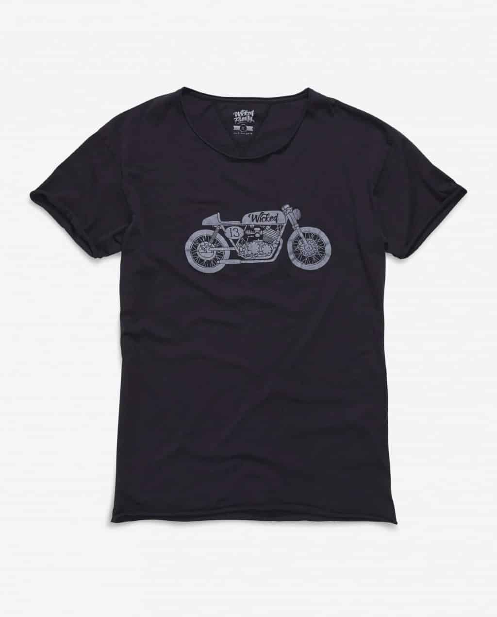 MOTO COUTURE  SS T-SHIRT (EXCLUSIVE) / BLK main image 1