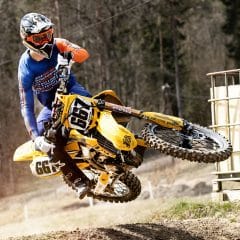 Rider in Character MX gear set- blue