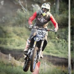 Rider in Star MX Gear set – army green