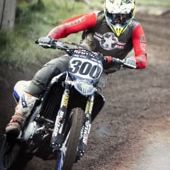 Rider in Star MX Gear set – army green