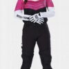 Block womens MX gear in pink and black on woman