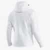 Fleece hoodie white