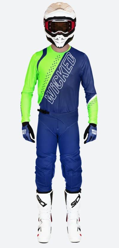 Speed mx gear kit blue/lime