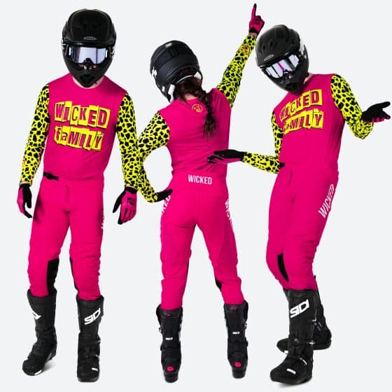 Pink siluettes mixed