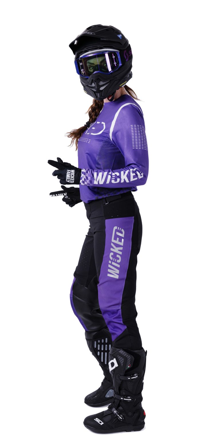 Holeshot mx gear woman purple