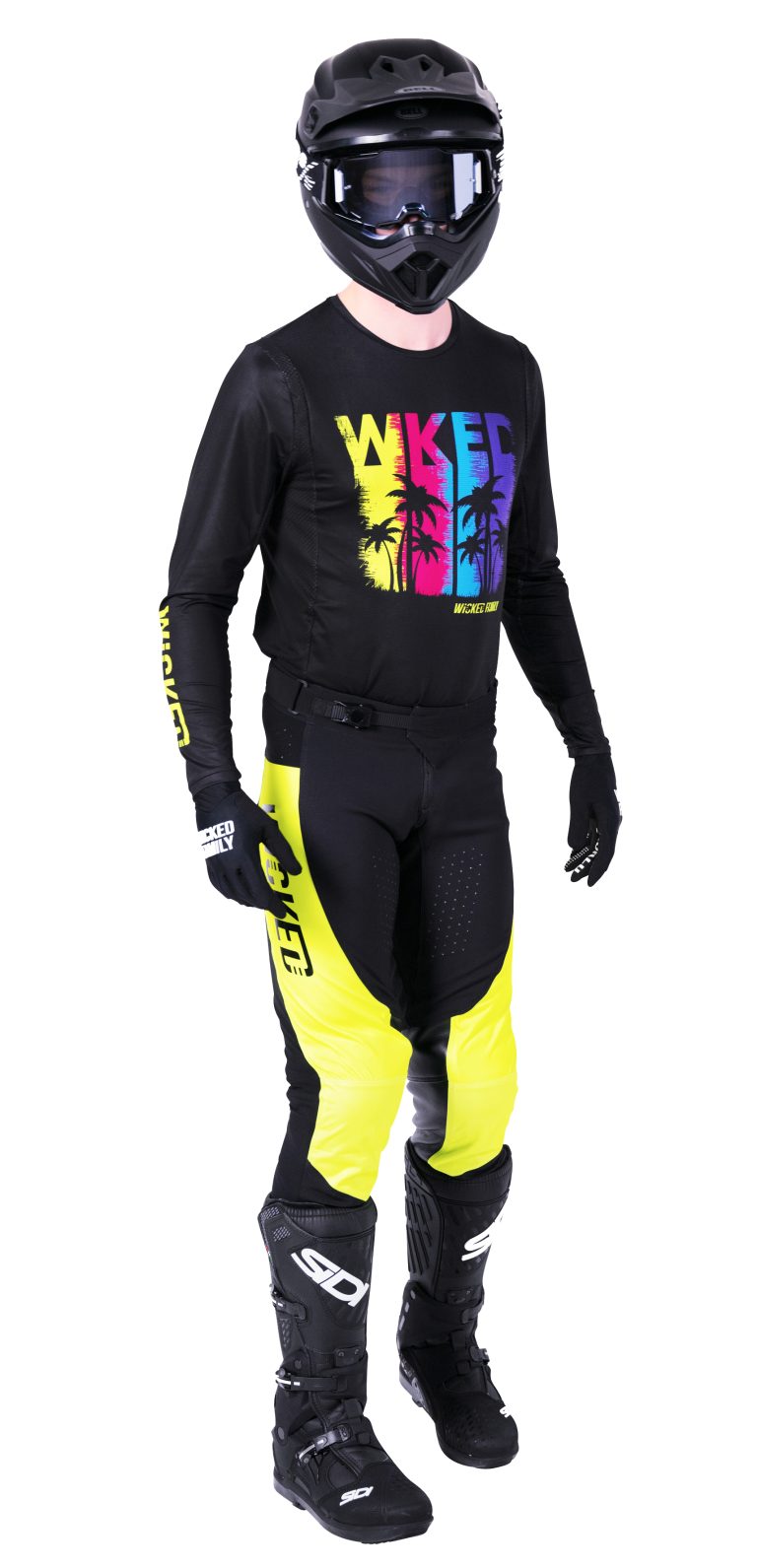 Tropical mx gear with neon pants