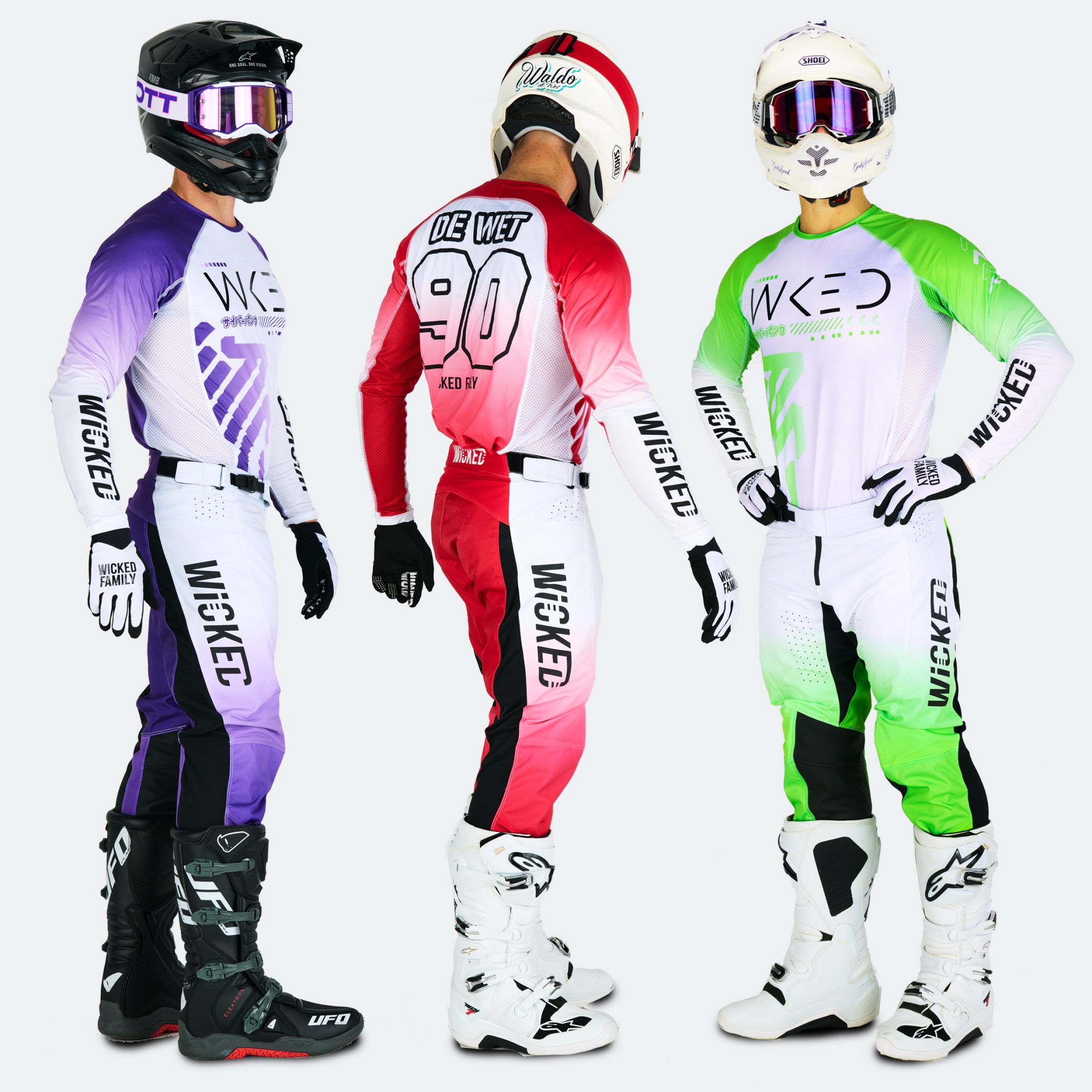 Cyber MX gear siluettes man