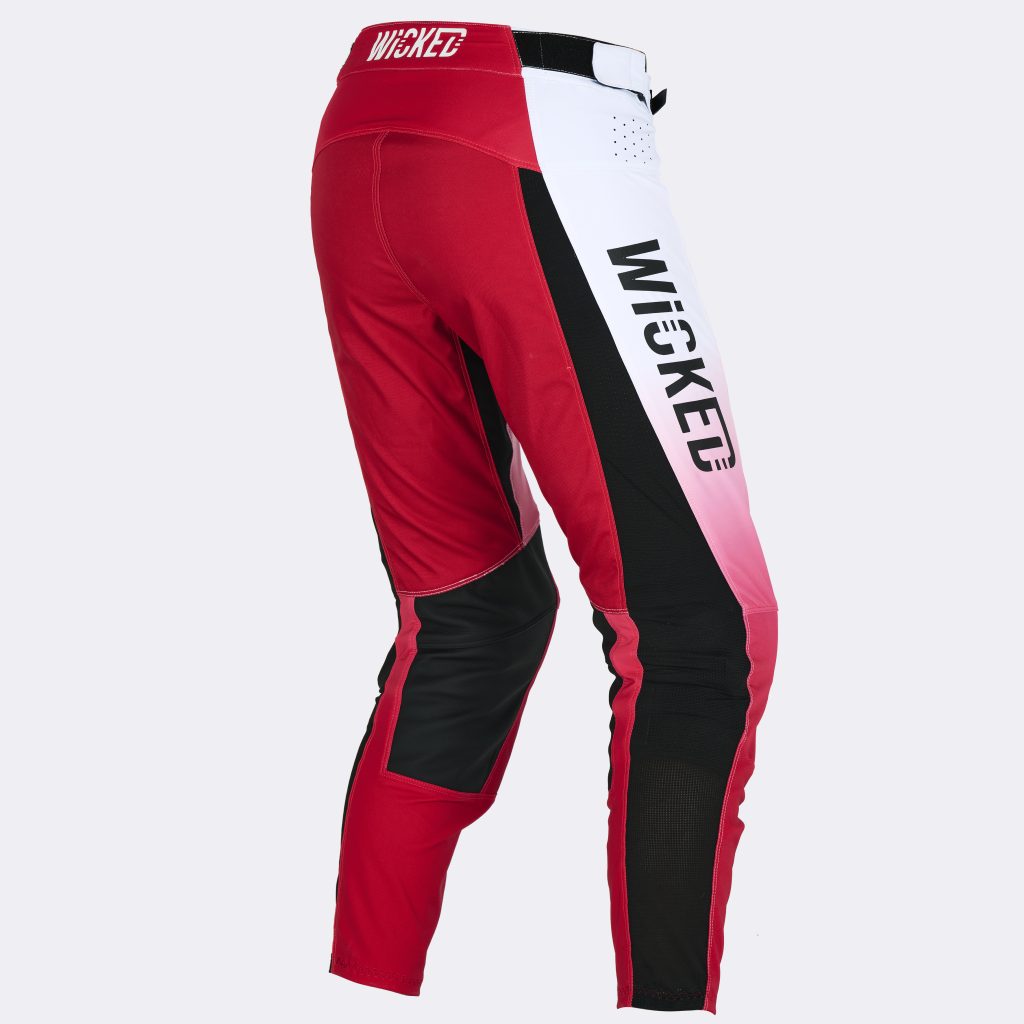 Cyber MX pants red back