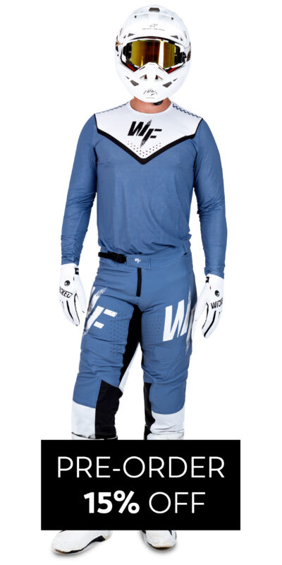 Zero MX Gear siluette blue PRE