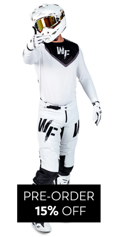 Zero MX Gear siluette white PRE