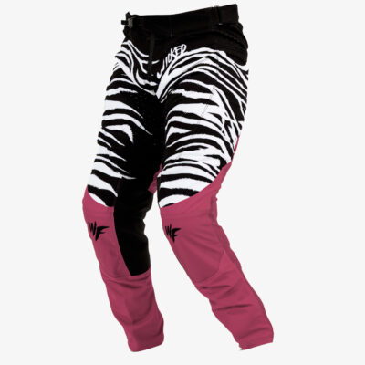 Zebrah Pants Front Black