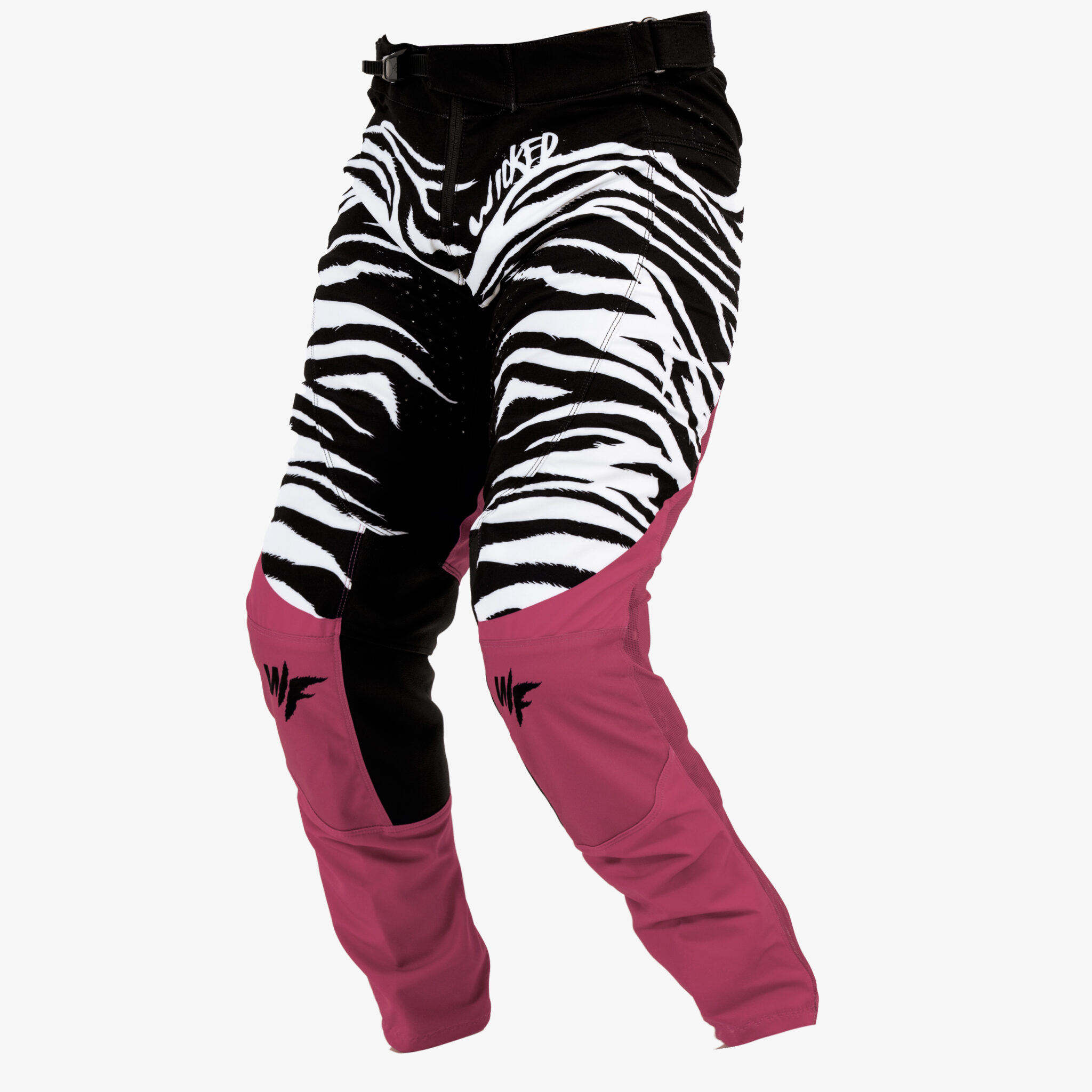 Zebrah Pants Front Black