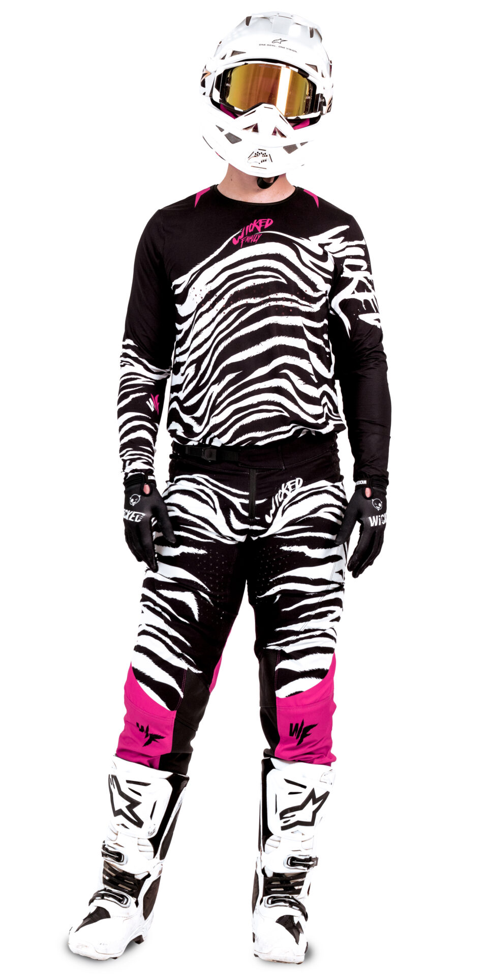 Zebrah siluette black front